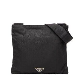 Prada Black Nylon Shoulder Bag